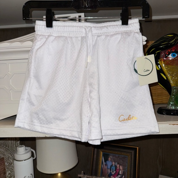 Cadets Check Out Mesh Shorts in White SZ 8/10 (24-27” Waist) NWT boys - Picture 1 of 3